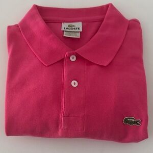 Lacoste Vibrant Pink Polo